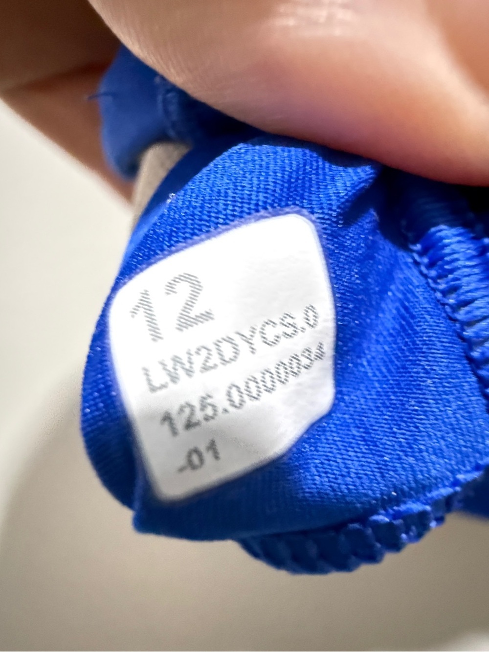Lululemon Wunder Train Strappy Racer Bra Light Support, C/D Cup -
Cerulean Blue - Picture 6 of 6